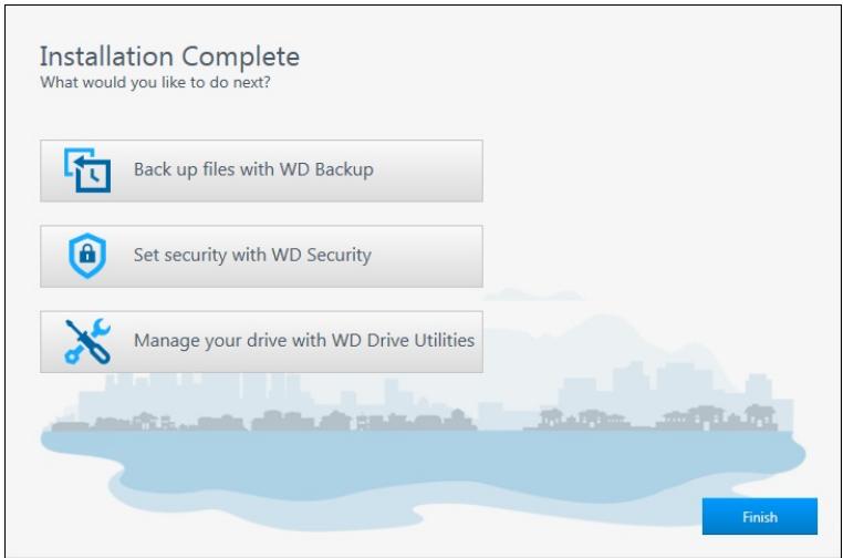 WD MY PASSPORT ULTRA - The dialog box that appears depends on the installation option you selected at Step 3: - 3