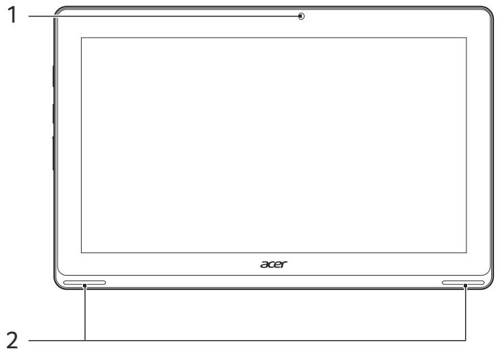 ACER ASPIRE SWITCH 11 SW5-111-11DC - Front view - 1
