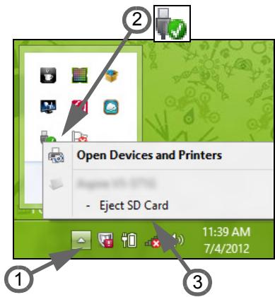 ACER ASPIRE SWITCH 11 SW5-111-11DC - Removing a card from a memory card reader - 1