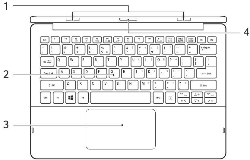 ACER ASPIRE SWITCH 11 SW5-111-11DC - Keyboard - 1