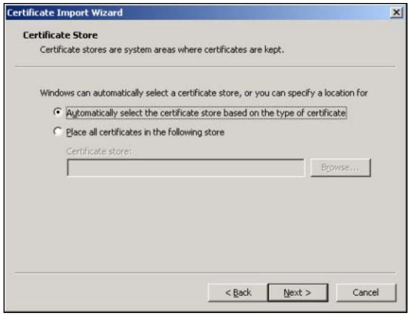 ZYXEL NWA5123AC - The file name and path of the certificate you double-clicked should automatically appear in the File name text box. Click Browse if you wish to import a different certificate. - 3