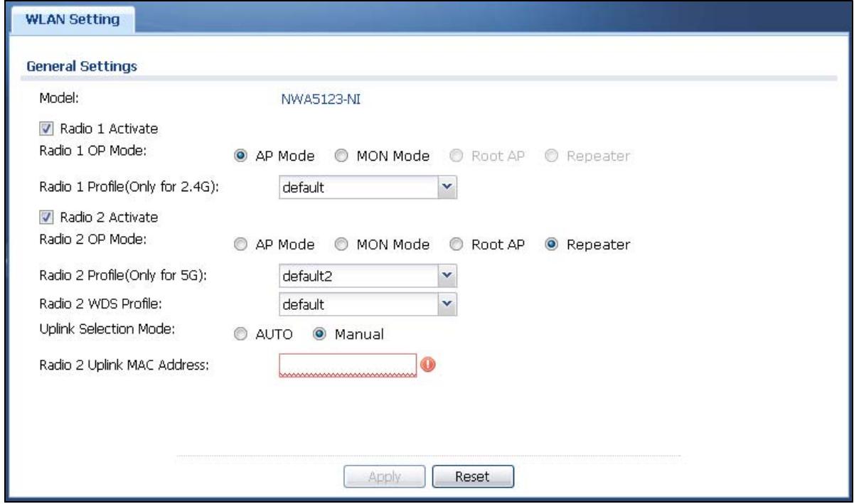 ZYXEL NWA5123AC - AP Management - 1