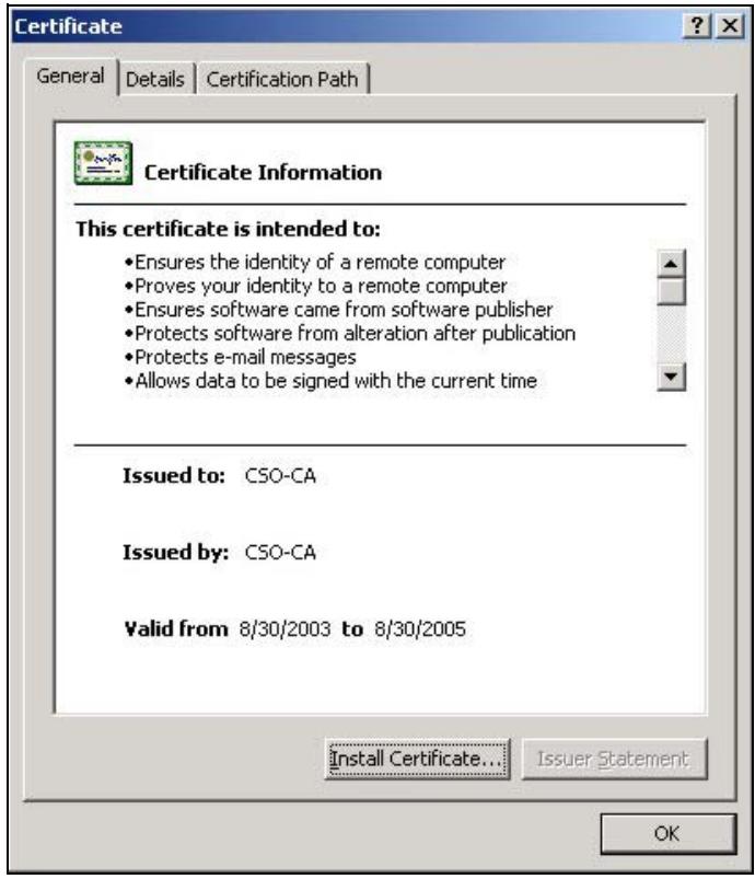 ZYXEL NWA5123AC - Installing the CA's Certificate - 1