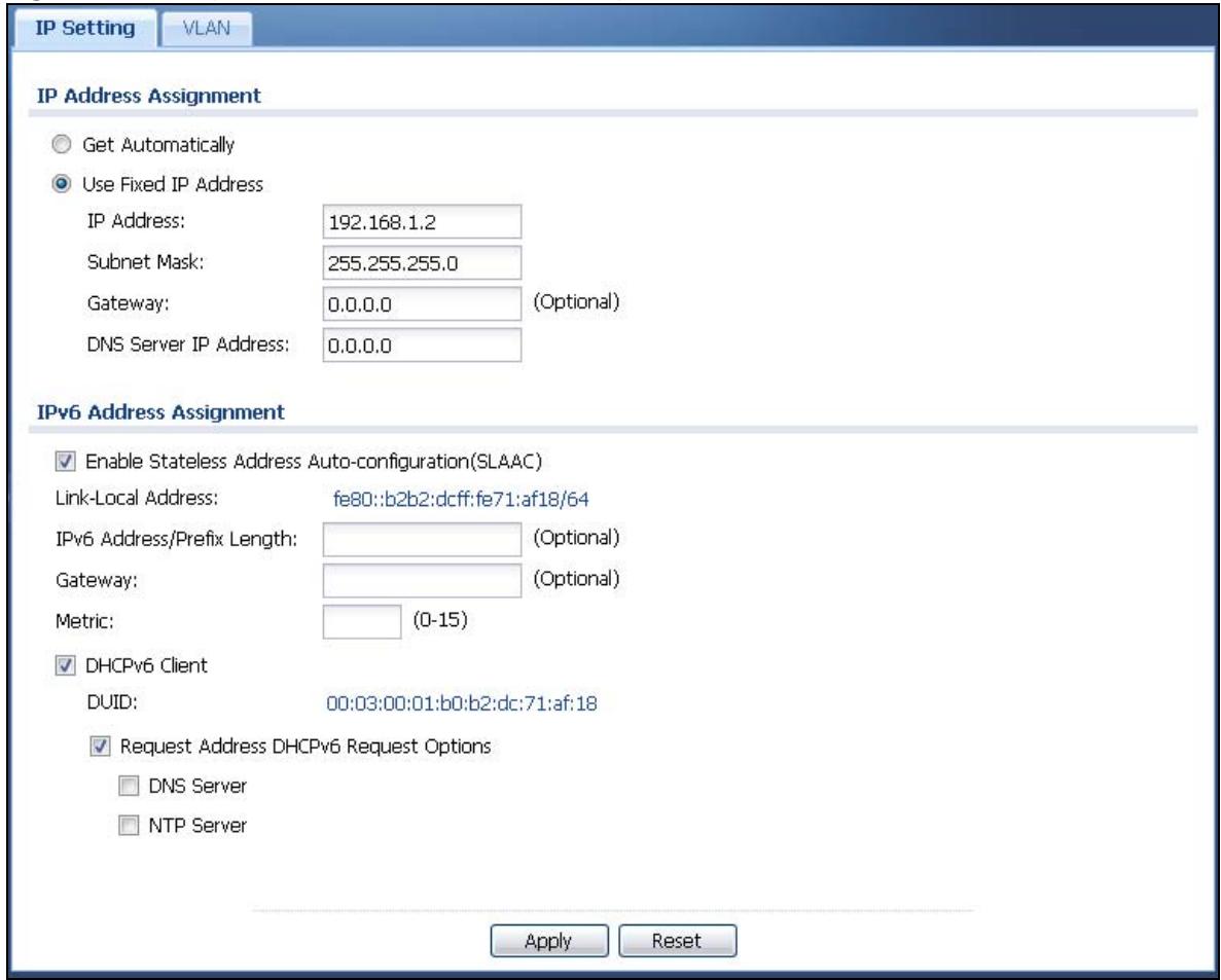 ZYXEL NWA5123AC - IP Setting - 1