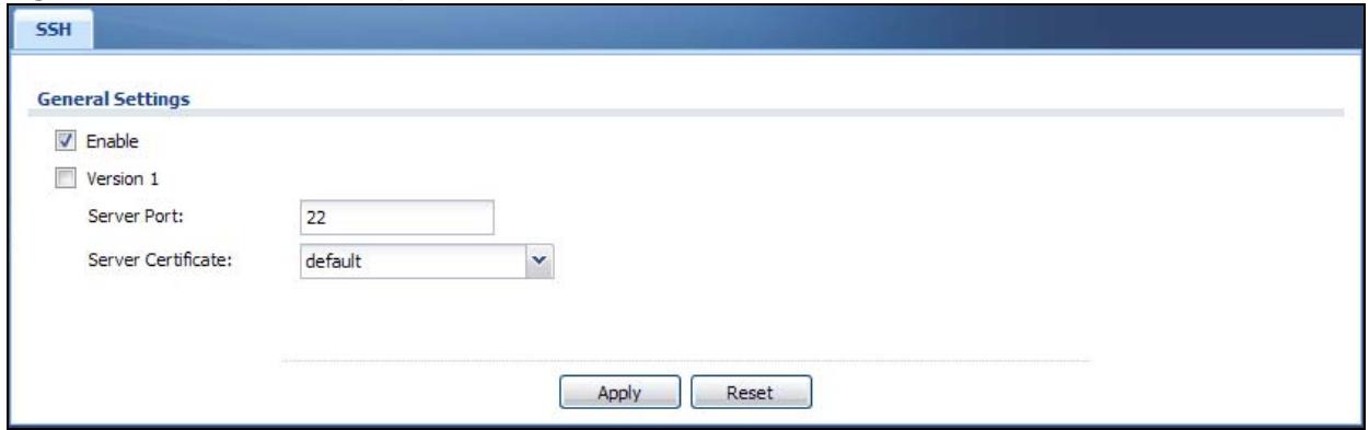 ZYXEL NWA5123AC - Configuring SSH - 1