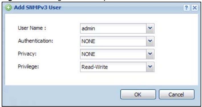 ZYXEL NWA5123AC - Adding or Editing an SNMPv3 User Profile - 1