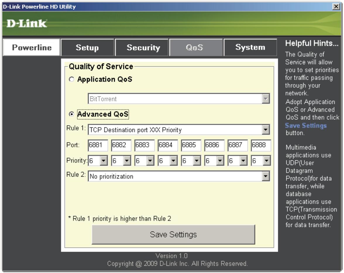 D-LINK DHP-302 - Advanced QoS - 1