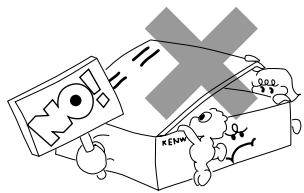 KENWOOD P 110 - P-110S - Safety precautions - 4
