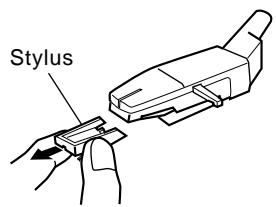 KENWOOD P 110 - P-110S - Replacing the stylus - 1