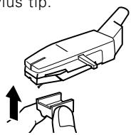 KENWOOD P 110 - P-110S - Using the stylus cover - 2