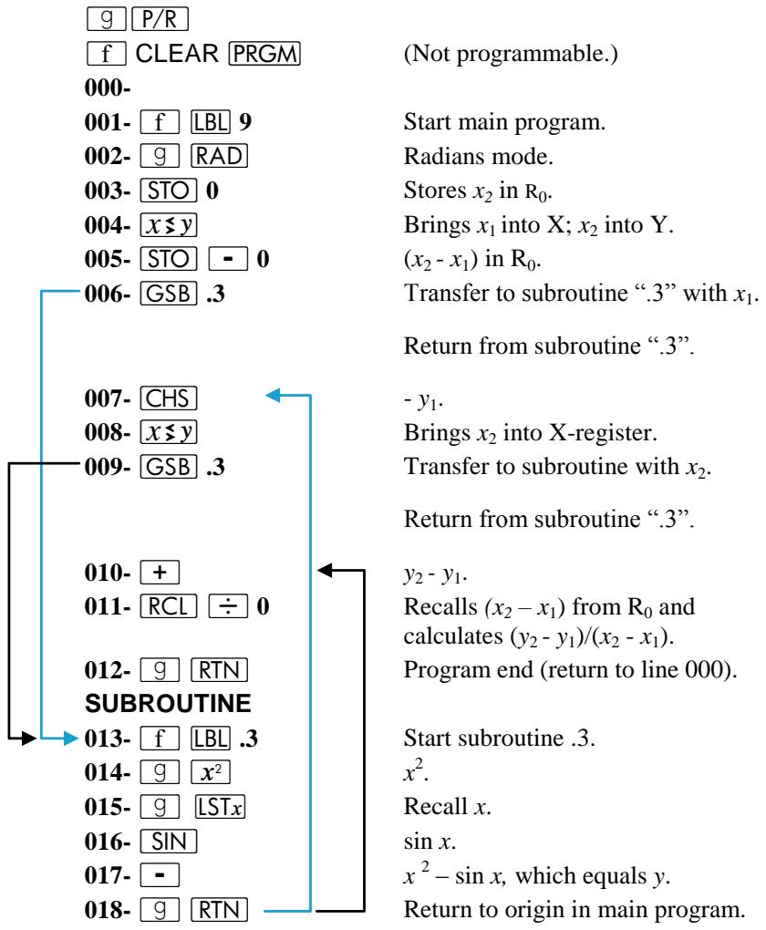 HP 15C - MAIN PROGRAM - 1