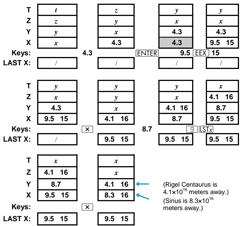 HP 15C - Arithmetic Calculations With Constants - 2