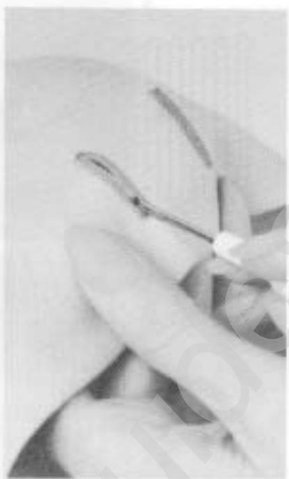 BERNINA 1005 - Cutting open the buttonholes - 2