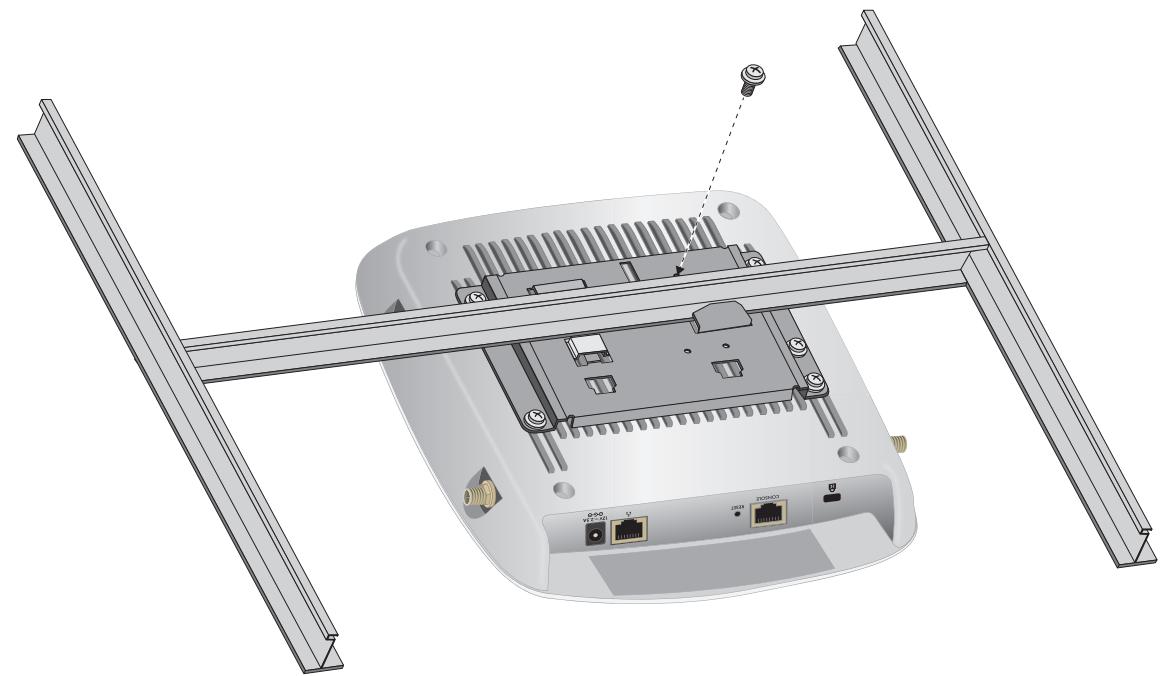 NETGEAR WAC720 X3 - To mount your access point to a drop ceiling: - 3