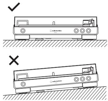 AUDIO TECHNICA ATLP6 - Installation de la platine - 1