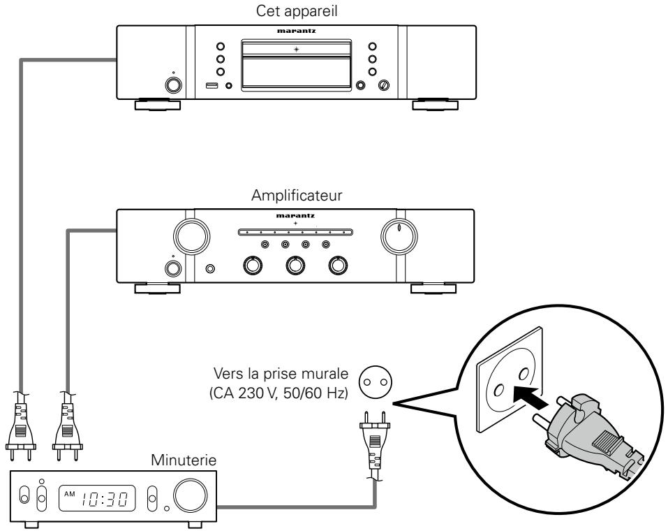 MARANTZ CD6005 - Connexion d'une minutesie - 1