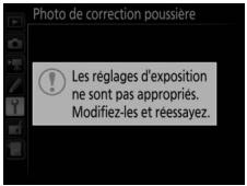 NIKON D5 - Acquérez les données de référence de correction de la poussière. - 1