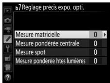 NIKON D5 - B7: réglage précis exposition, optimisation. - 1