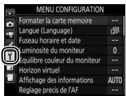 NIKON D5 - Commande MENU - 4