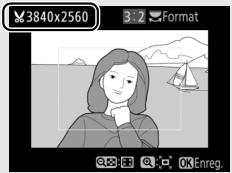 NIKON D5 - Recadrer : qualité et taille d'image - 1