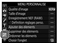 NIKON D5 - Commande MENU - 4