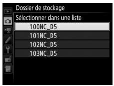 NIKON D5 - Choisissez sélectionner dans une liste. - 1