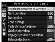 NIKON D5 - Commande MENU - 7
