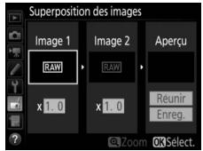 NIKON D5 - Sélectionnez superposition des images. - 1