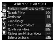 NIKON D5 - Commande MENU - 4