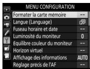 NIKON D5 - Commande MENU - 6
