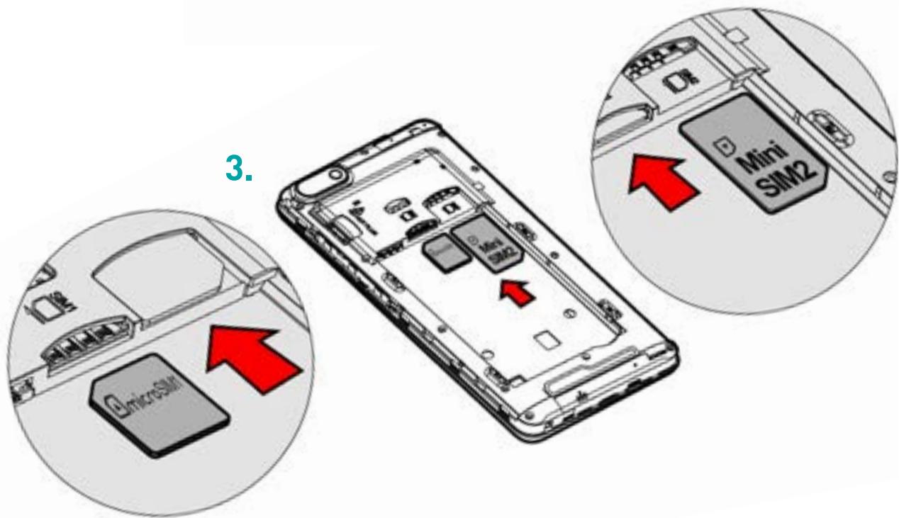 WIKO LENNY 3 - - Installazione SIM - 3