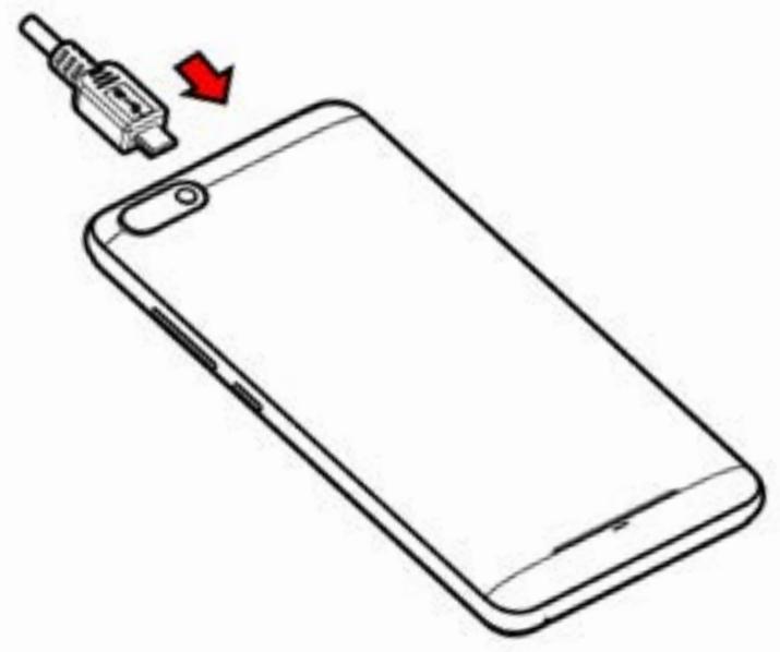 WIKO LENNY 3 - Carregamento da bateria - 1