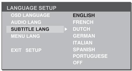 SCOTT DRX 2002 - LANGUAGE SETUP - 2