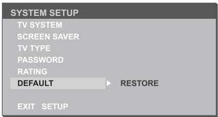 SCOTT DRX 2002 - SYSTEM SETUP - 1