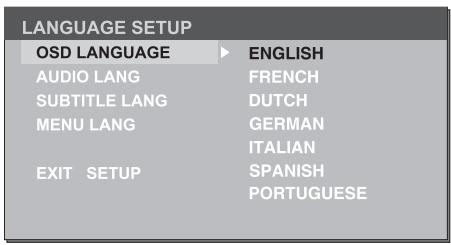 SCOTT DRX 2002 - LANGUAGE SETUP - 1