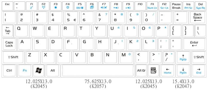 GIGABYTE M912 - M912M - Keyboard Functions - 1