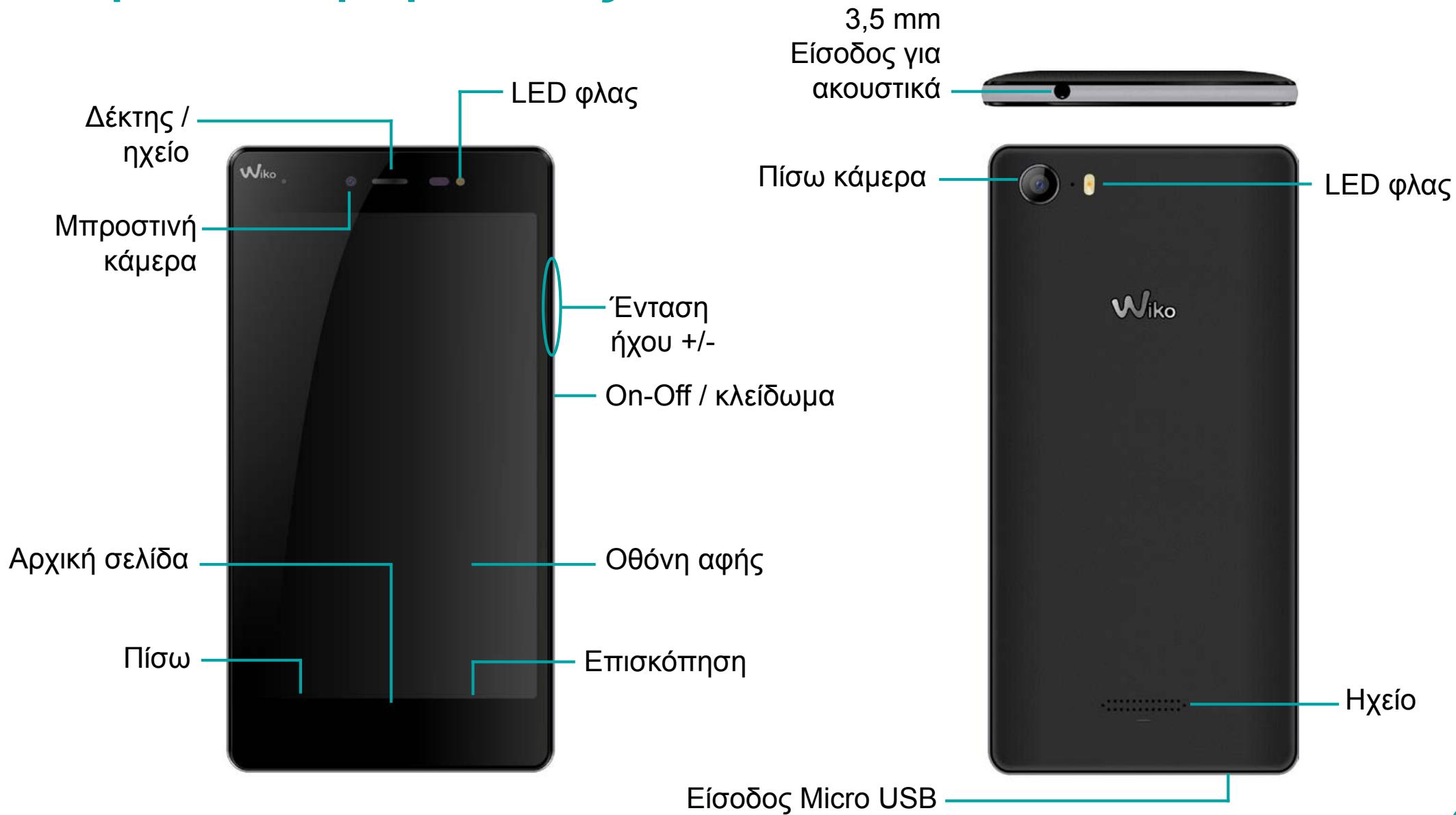 WIKO FEVER 4G - Γνωρίστε οτηλέφωνό σας - 1