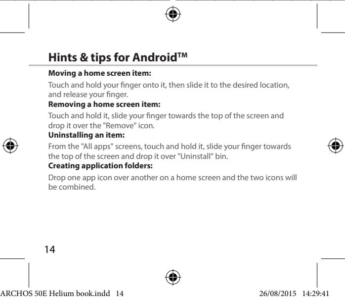 ARCHOS FLIP PHONE - Synchronizing info - 5