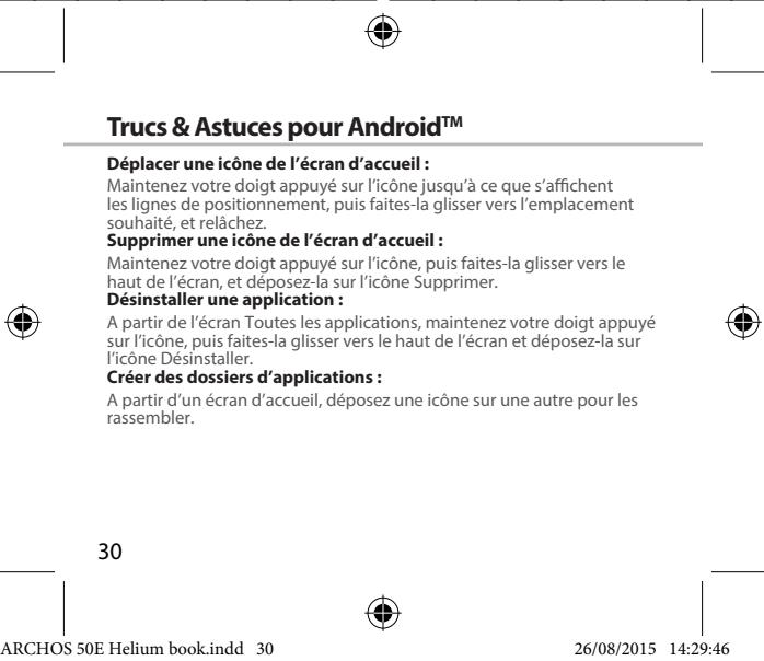 ARCHOS FLIP PHONE - Synchroniser des informations - 5