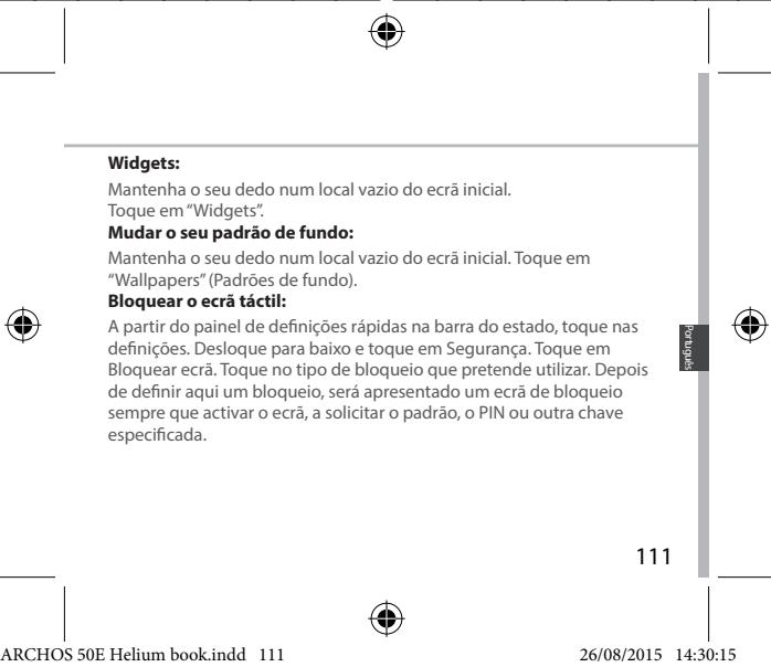 ARCHOS FLIP PHONE - Desinstalar um item: - 2