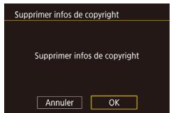 CANON X MARK II - Effacement de toutes les informations de copyright - 1