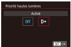 CANON X MARK II - Prise de vue de sujets lumineux (Priorité hautes lumières) - 3