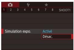 CANON X MARK II - Désactivation de la Simulation expo. - 1