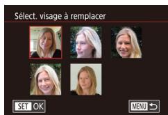 CANON X MARK II - Choisissez une personne dont vous souhaitez remplacer les infos visage. - 1