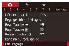 CANON X MARK II - Configurez le réglage. - 1