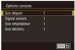 CANON X MARK II - Personnalisation des sons - 1
