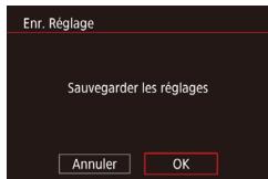 CANON X MARK II - Sauvegardez les réglages. - 1