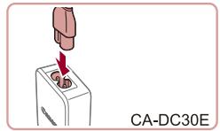 CANON X MARK II - Insertion et chargement de la batterie - 3