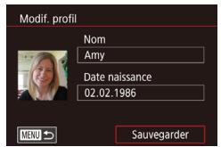 CANON X MARK II - Enregistrez les informations de visage. - 4
