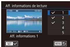 CANON X MARK II - Accédez à l'écran de réglage. - 1